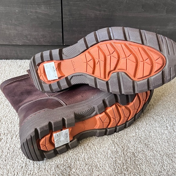 Brand New Mens Clarks Ryerson Peak Winter Boots Size 8.5 - Picture 4 of 13